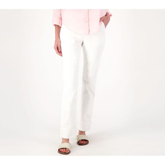 AT.P.CO White Cotton Skinny Fit Mid Waist Denim Trouser Jeans